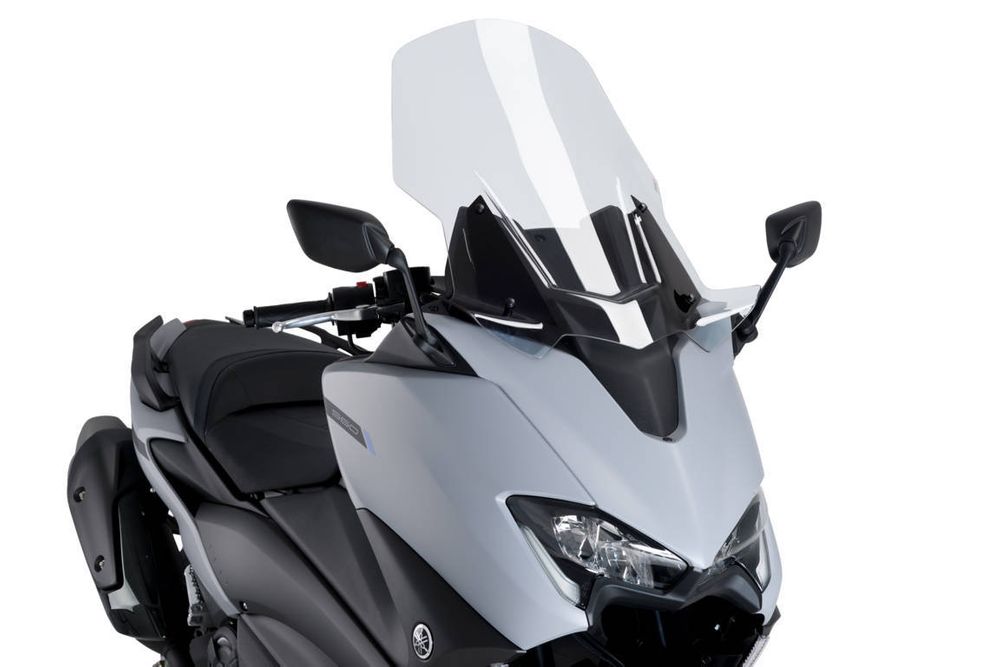 PUIG 9424W Windschutzscheibe V-Tech Line Touring passend fuer YAMAHA T-MAX 530 Transparent