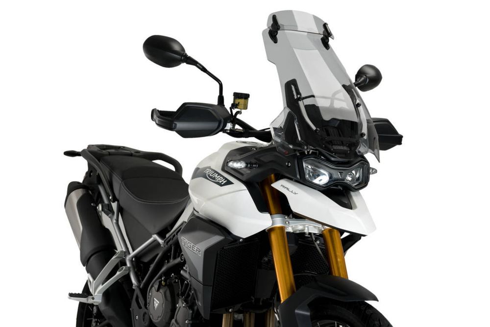 PUIG 20376H Tourenscheibe mit Spoilerscheibe passend fuer TRIUMPH TIGER 900 Getönt