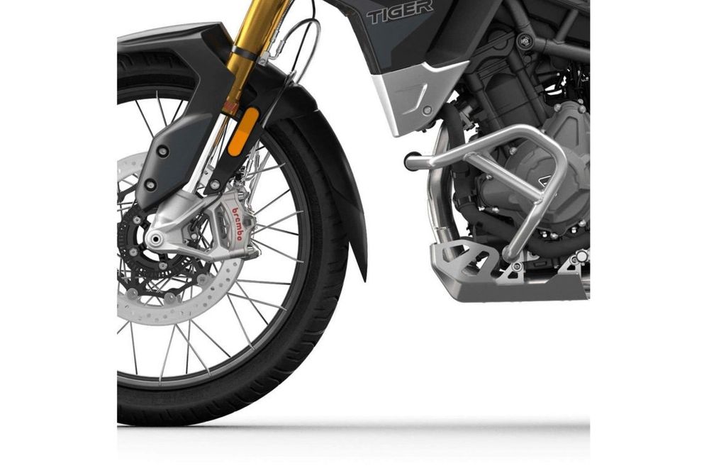 PUIG 20477N Verlängerung des vorderen Schutzblechs passend fuer TRIUMPH TIGER 900 RALLY Schwarz