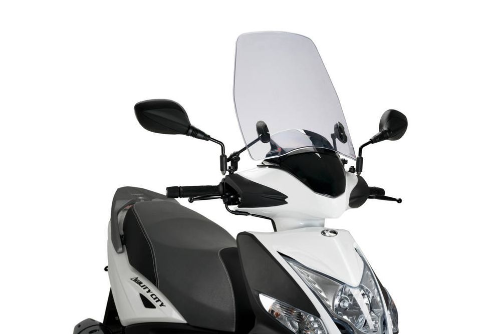 PUIG 20530W Rollerscheibe Urban passend fuer KYMCO AGILITY 50 CITY 4T Transparent