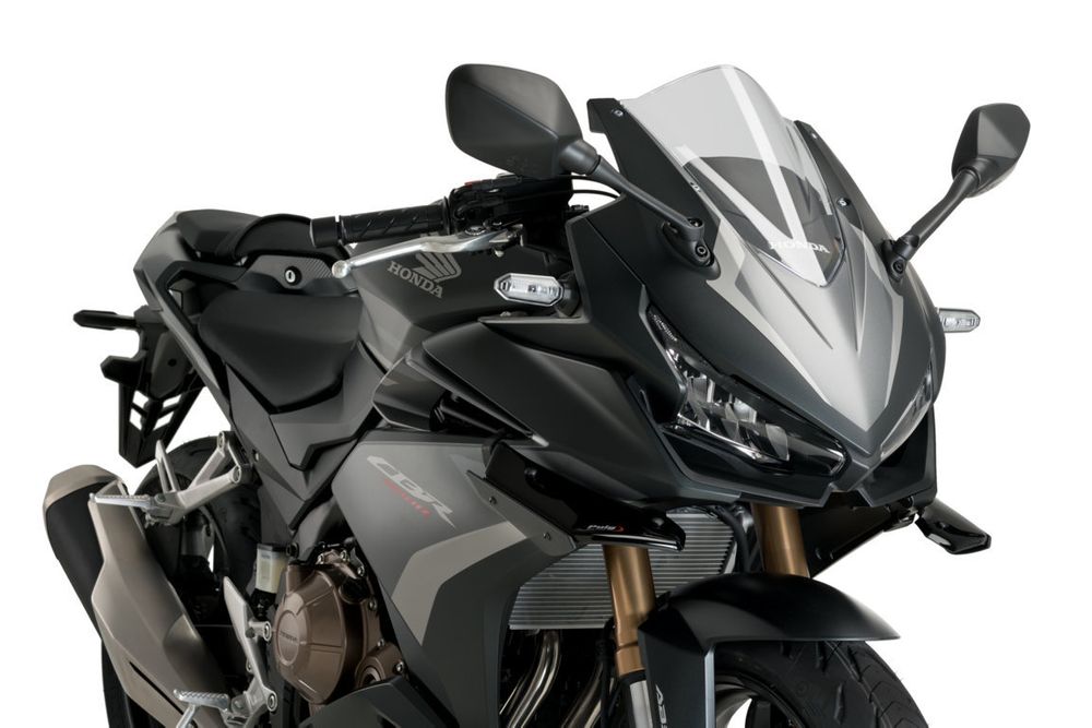 PUIG 3614N Sport Side Spoiler passend fuer HONDA CBR500R Schwarz