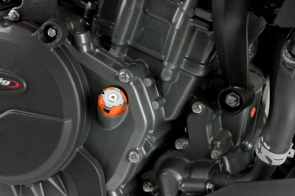 PUIG 7140T Ölverschlusskappe passend fuer KTM 125 DUKE Orange