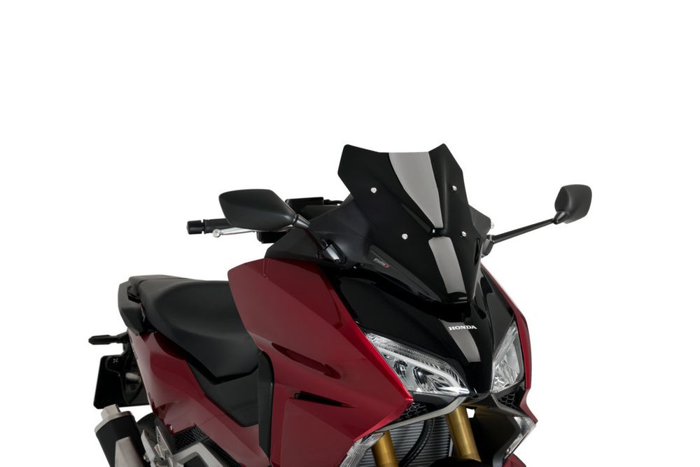 PUIG 20578N Windschutzscheibe V-Tech Line Sport passend fuer HONDA FORZA 750 Schwarz