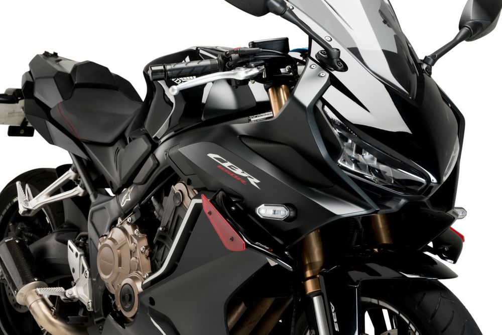 PUIG 21333R Sport Side Spoiler passend fuer HONDA CBR650R Rot