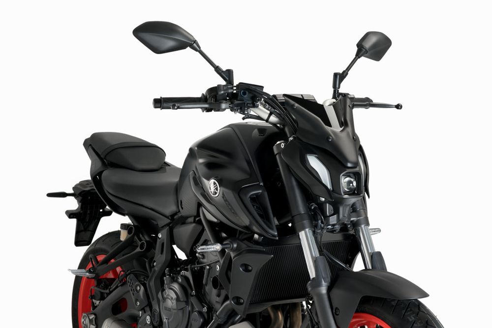 PUIG 20620N New Generation Sport Plus passend fuer YAMAHA MT-07 Schwarz