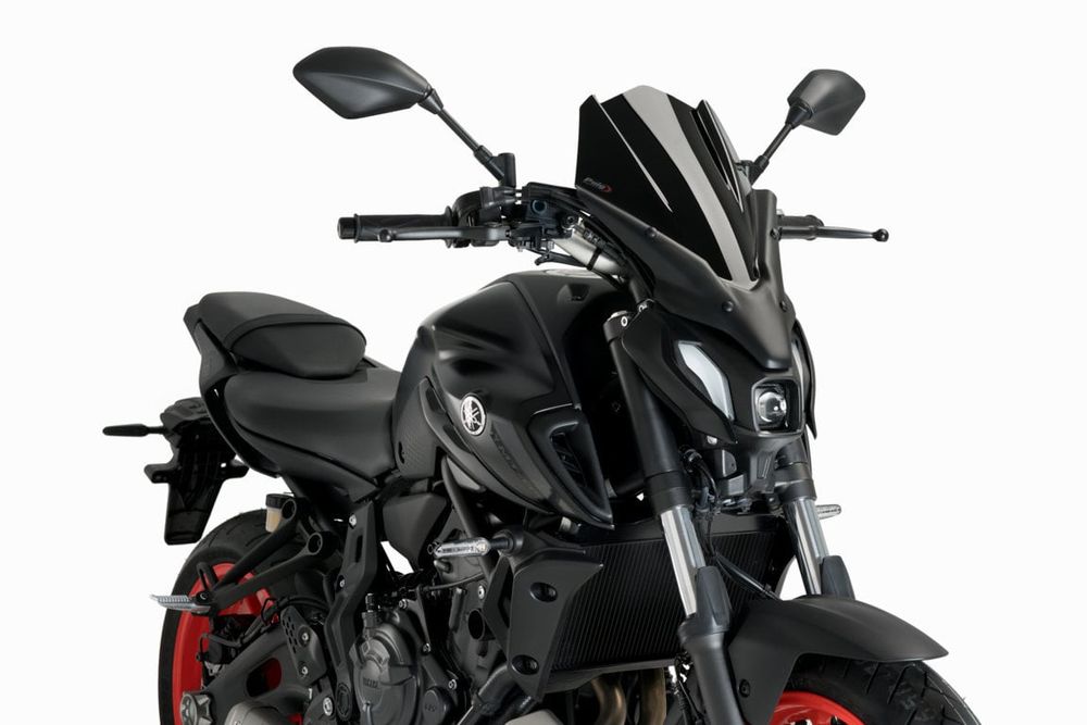 PUIG 20619N New Generation Touring passend fuer YAMAHA MT-07 Schwarz