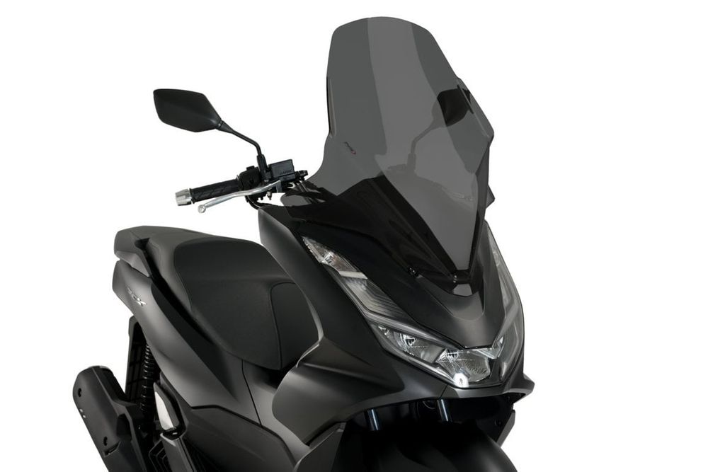 PUIG 20637F Windschutzscheibe V-Tech Line Touring passend fuer HONDA PCX 125 Stark getönt