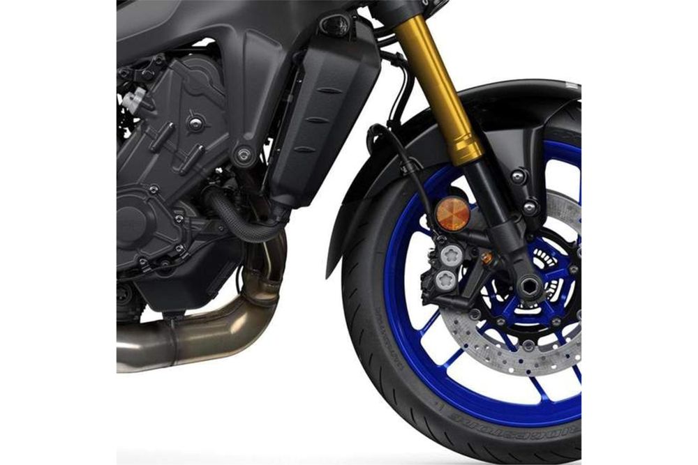 PUIG 20811N Verlängerung des vorderen Schutzblechs passend fuer YAMAHA MT-09 SP Schwarz