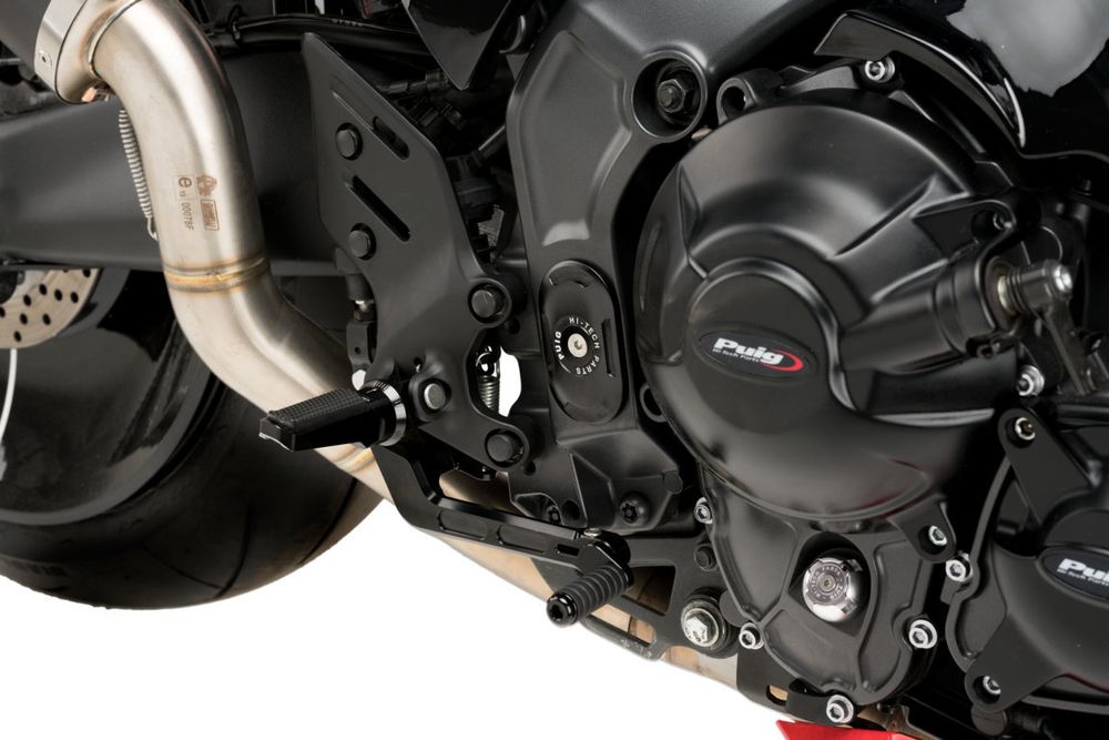 PUIG 21469N Verstellbares Gangschaltpedal passend fuer YAMAHA MT-09 SP Schwarz