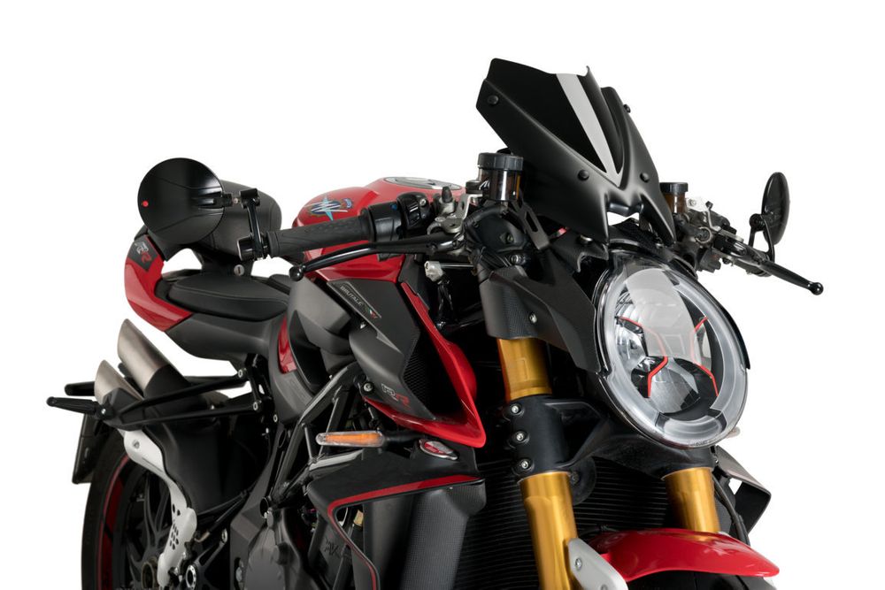 PUIG 20680N New Generation Sport passend fuer MV AGUSTA BRUTALE 1000 RR Schwarz