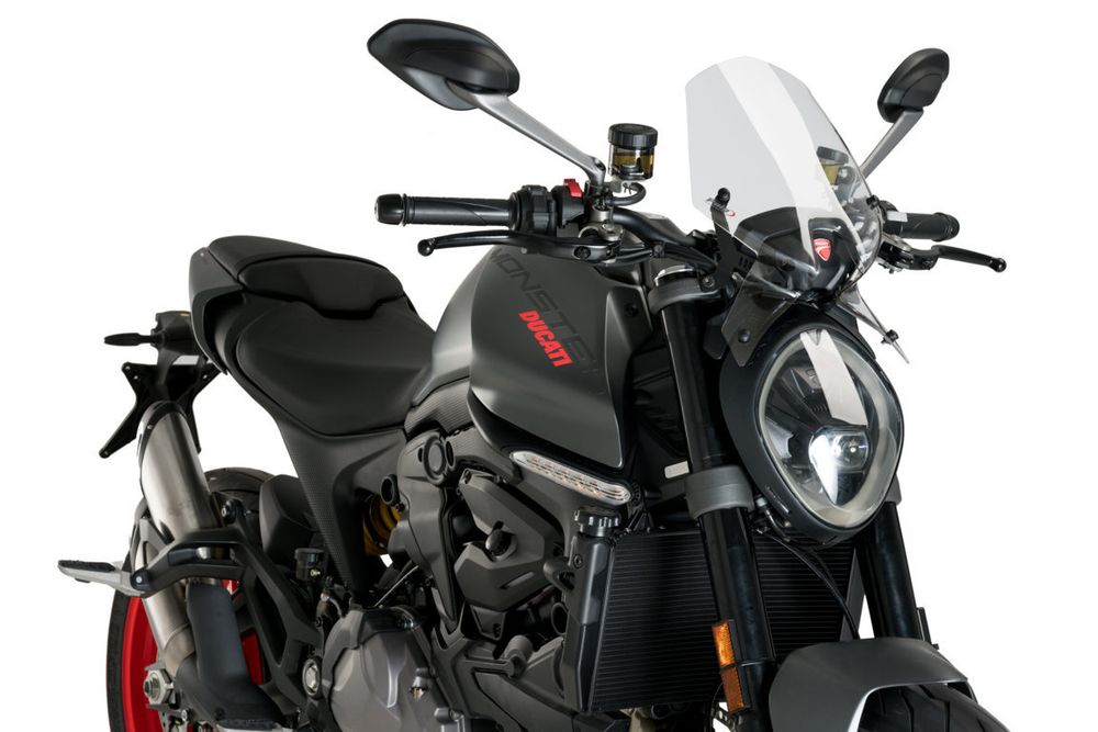 PUIG 20712W New Generation Sport passend fuer DUCATI MONSTER 937 SP Transparent