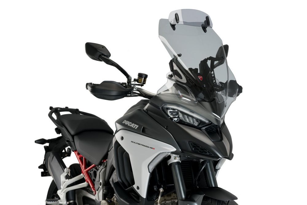 PUIG 20733H Tourenscheibe mit Spoilerscheibe passend fuer DUCATI MULTISTRADA V4 PIKES PEAK Getönt