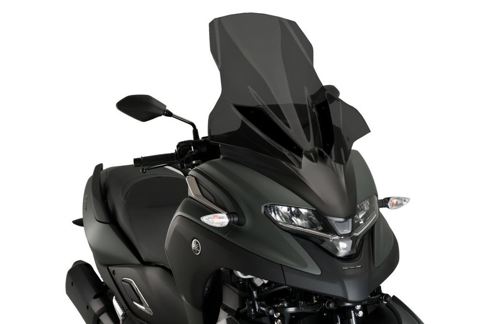 PUIG 21120F Windschutzscheibe V-Tech Line Touring passend fuer YAMAHA TRICITY 300 Stark getönt