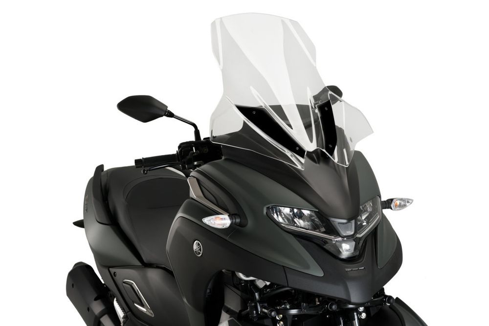 PUIG 21120W Windschutzscheibe V-Tech Line Touring passend fuer YAMAHA TRICITY 300 Transparent