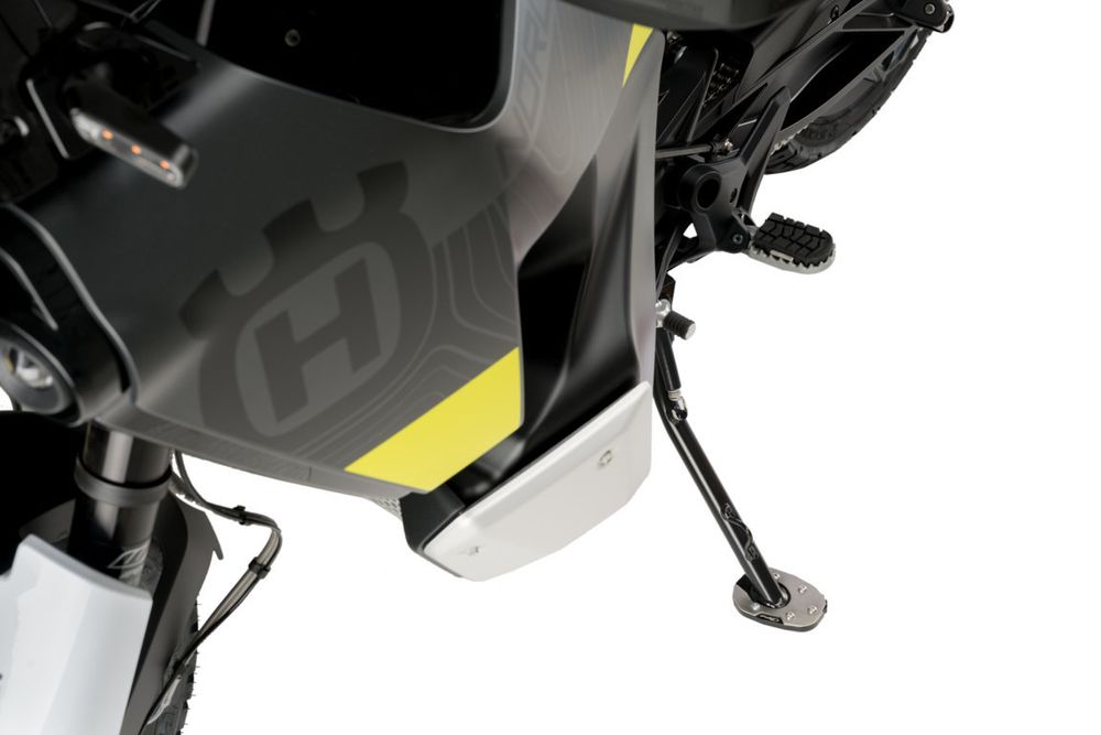 PUIG 20176N Fusstandverbreiterung mit Standardaufhängung passend fuer KTM 790 ADVENTURE Schwarz