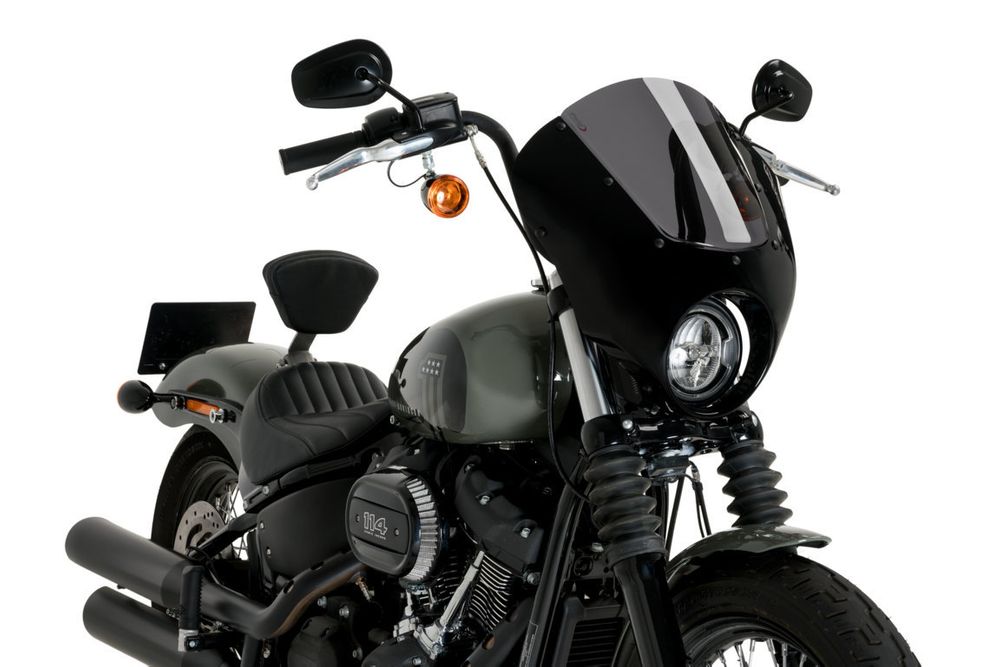 PUIG 21213F Dark Night  passend fuer HARLEY DAVIDSON SOFTAIL STREET BOB FXBB Stark getönt