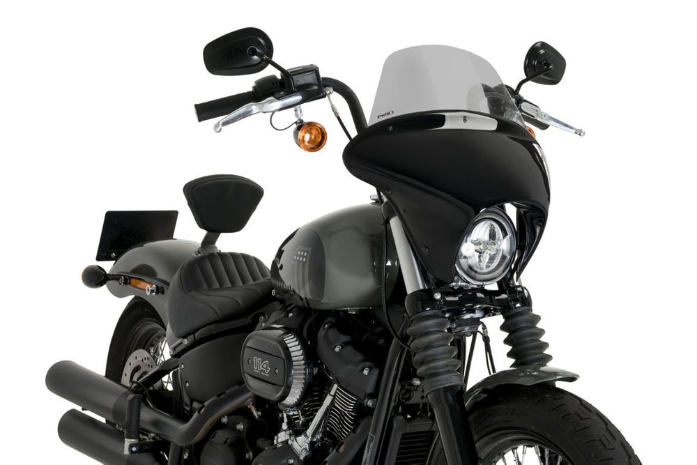 PUIG 21215H Touring Batwing SML passend fuer HARLEY DAVIDSON SOFTAIL STREET BOB FXBB Getönt
