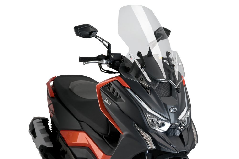 PUIG 21149W Windschutzscheibe V-Tech Line Touring passend fuer KYMCO DT X350 Transparent