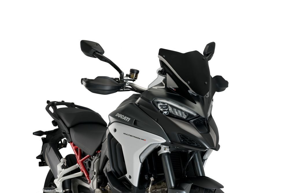 PUIG 20729N Sportscheibe passend fuer DUCATI MULTISTRADA V4 Schwarz
