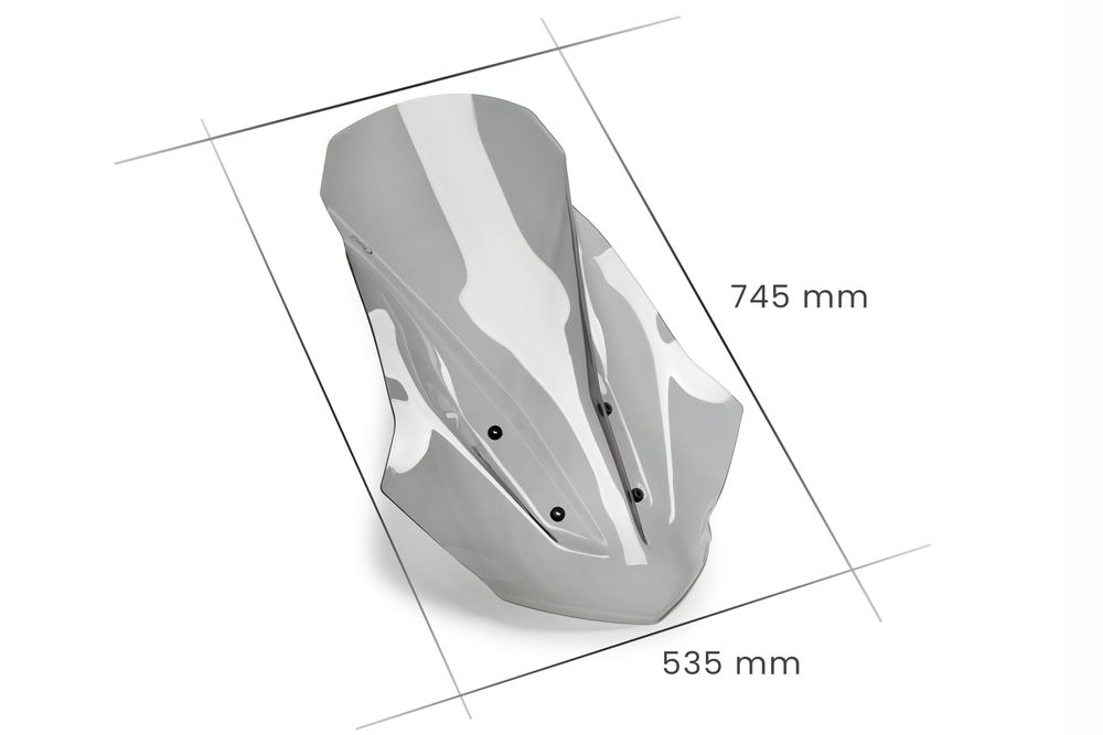 PUIG 21802H Windschutzscheibe V-Tech Line Touring passend fuer YAMAHA NMAX 125 Getönt