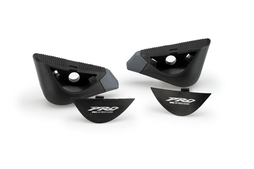 PUIG 20354N Ersatzteile - Satz Nylons Satz Abdeckungen Mit Logo Für M12-Schraube Pro passend fuer UNIVERSAL UNIVERSAL Schwarz