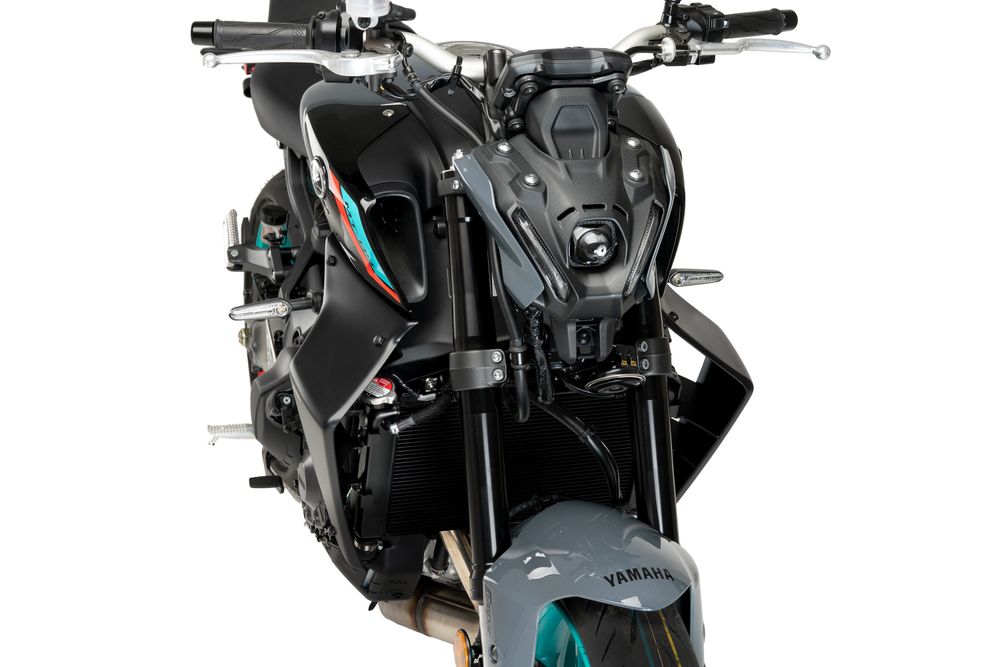 PUIG 20647N Naked Side Spoiler passend fuer YAMAHA MT-09 Schwarz