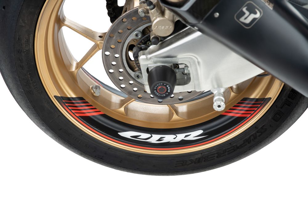 PUIG 5524R Rim Strips Specials passend fuer HONDA CBR900RR FIREBLADE Rot