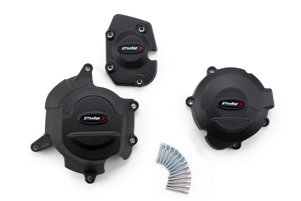 PUIG 21443N Motorschutzhauben passend fuer KAWASAKI Z900RS Schwarz