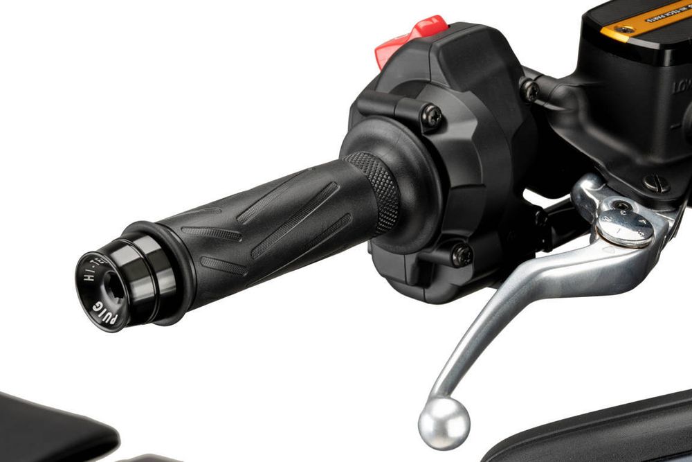 PUIG 21292N Lenkerenden Speed passend fuer YAMAHA T-MAX 560 TECH MAX Schwarz