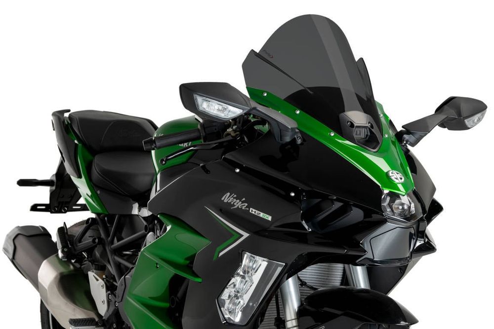 PUIG 21714F Z-Racing Scheibe passend fuer KAWASAKI NINJA H2 SX SE Stark getönt