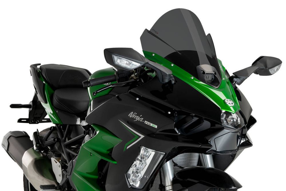 PUIG 21714F Z-Racing Scheibe passend fuer KAWASAKI NINJA H2 SX SE Stark getönt