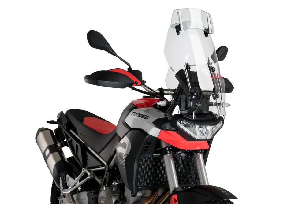 PUIG 21183W Tourenscheibe mit Spoilerscheibe passend fuer APRILIA TUAREG 660 Transparent