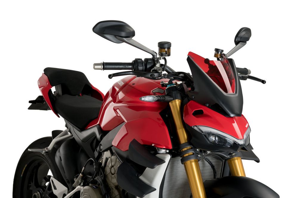 PUIG 20467R New Generation Sport passend fuer DUCATI STREETFIGHTER V4 Rot