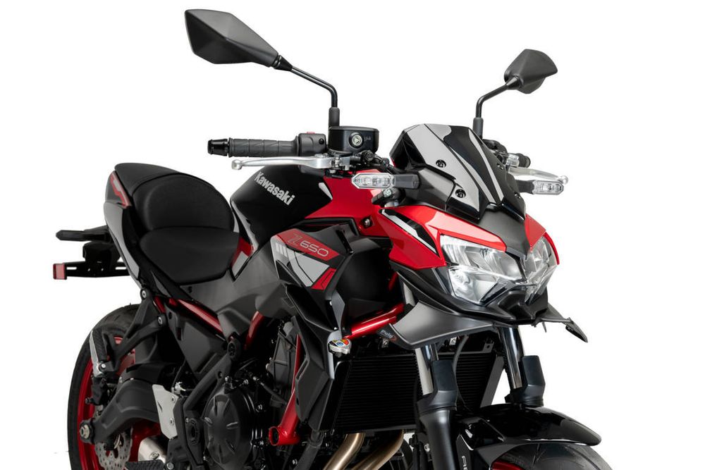 PUIG 21134J Naked Front Spoiler  passend fuer KAWASAKI Z650 Mattschwarz