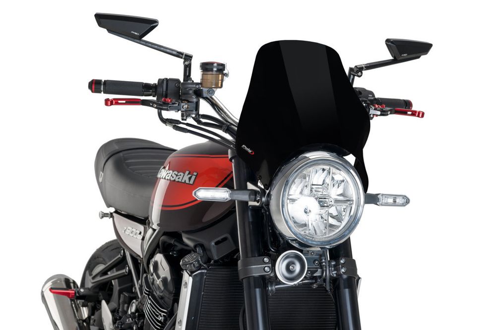 PUIG 21347N Naked passend fuer KAWASAKI Z900RS Schwarz