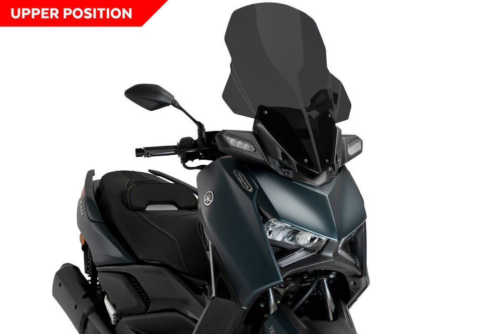 PUIG 21745F Windschutzscheibe V-Tech Line Touring passend fuer YAMAHA X-MAX 125 Stark getönt