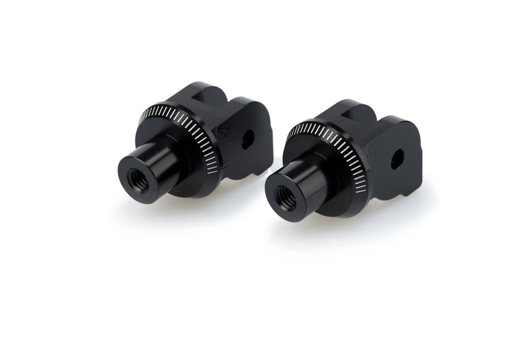 PUIG 9480N Vintage Fußrasten passend fuer DUCATI MULTISTRADA 950 Schwarz