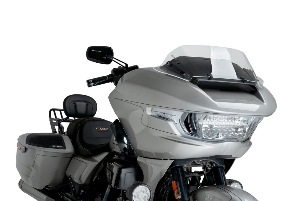 PUIG 22107W High-Road Sport passend fuer HARLEY DAVIDSON ROAD GLIDE FLTRX Transparent