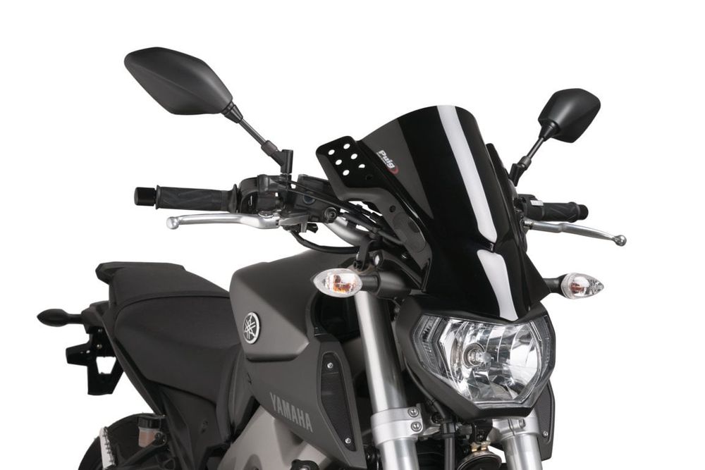 PUIG 6894N Rafale passend fuer YAMAHA MT-09 Schwarz