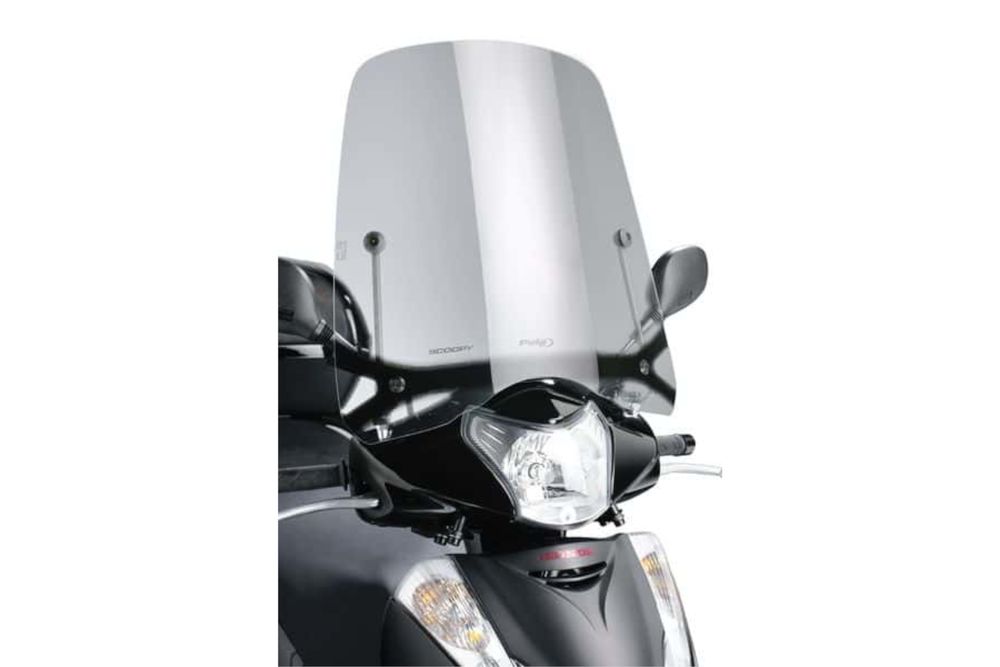 PUIG 4028W Rollerscheibe T.S. passend fuer HONDA SH 125i 4T E3 Transparent