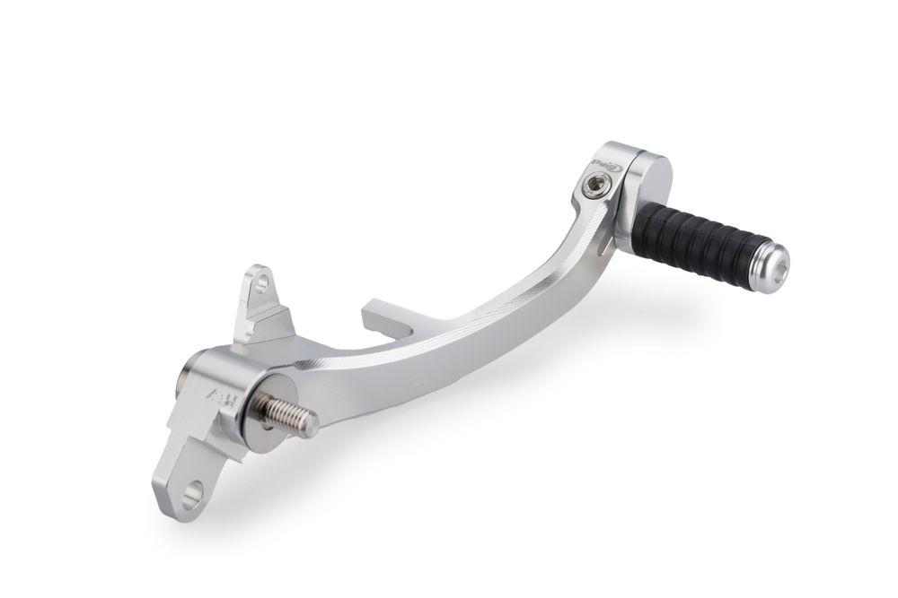 PUIG 22215P Verstellbares Bremsfusspedal passend fuer YAMAHA MT-09 SP Silber