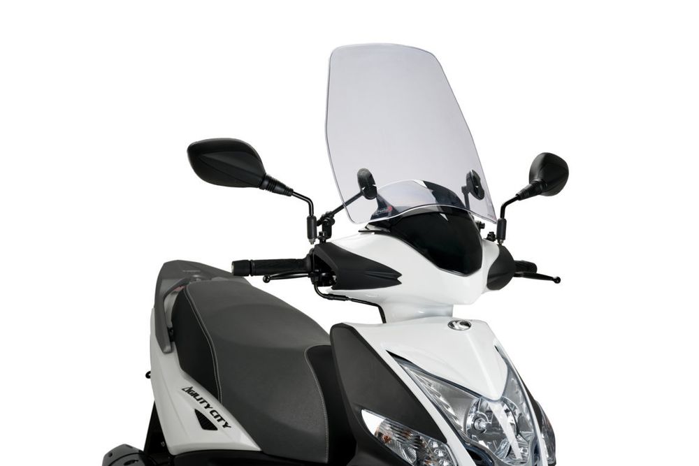 PUIG 20530W Rollerscheibe Urban passend fuer KYMCO AGILITY 50 CITY 4T Transparent