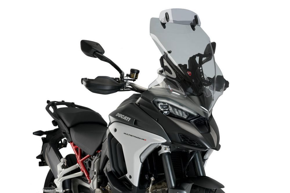 PUIG 20733H Tourenscheibe mit Spoilerscheibe passend fuer DUCATI MULTISTRADA V4 PIKES PEAK Getönt