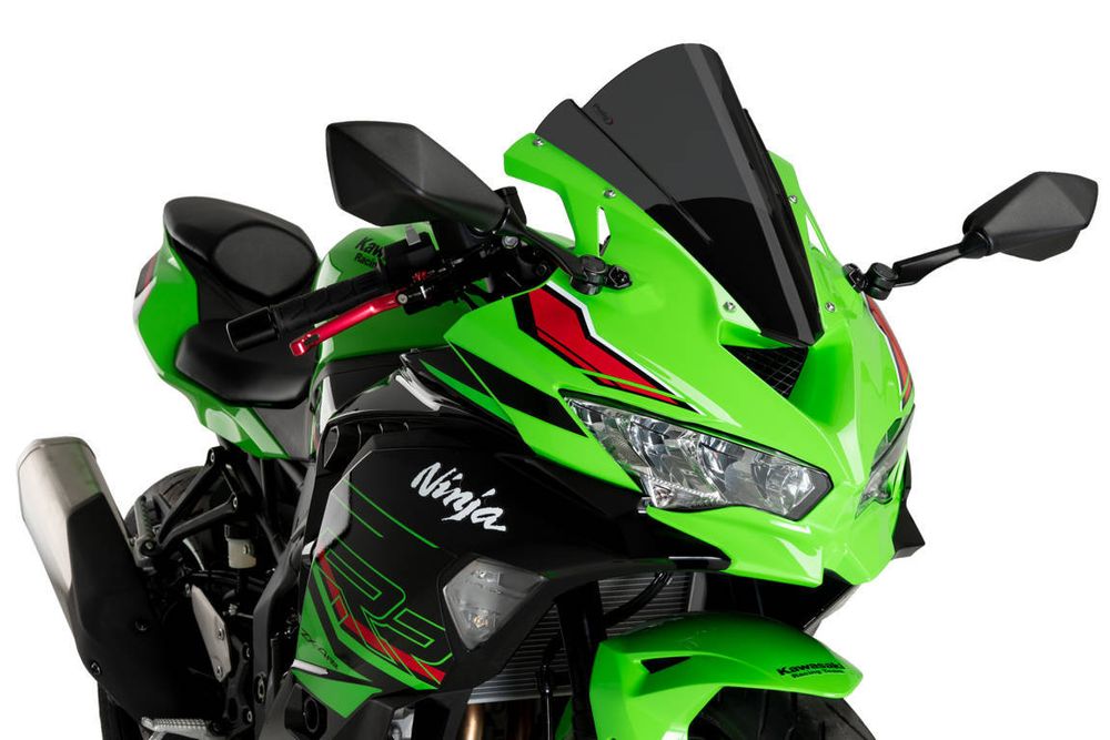 PUIG 21767F Z-Racing Scheibe passend fuer KAWASAKI ZX-4R NINJA Stark getönt