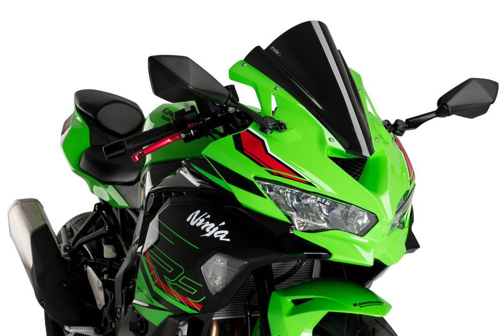 PUIG 21767N Z-Racing Scheibe passend fuer KAWASAKI ZX-4R NINJA Schwarz