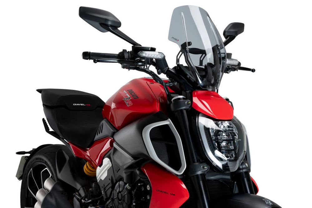 PUIG 21713H New Generation Verstellbare passend fuer DUCATI DIAVEL V4 Getönt
