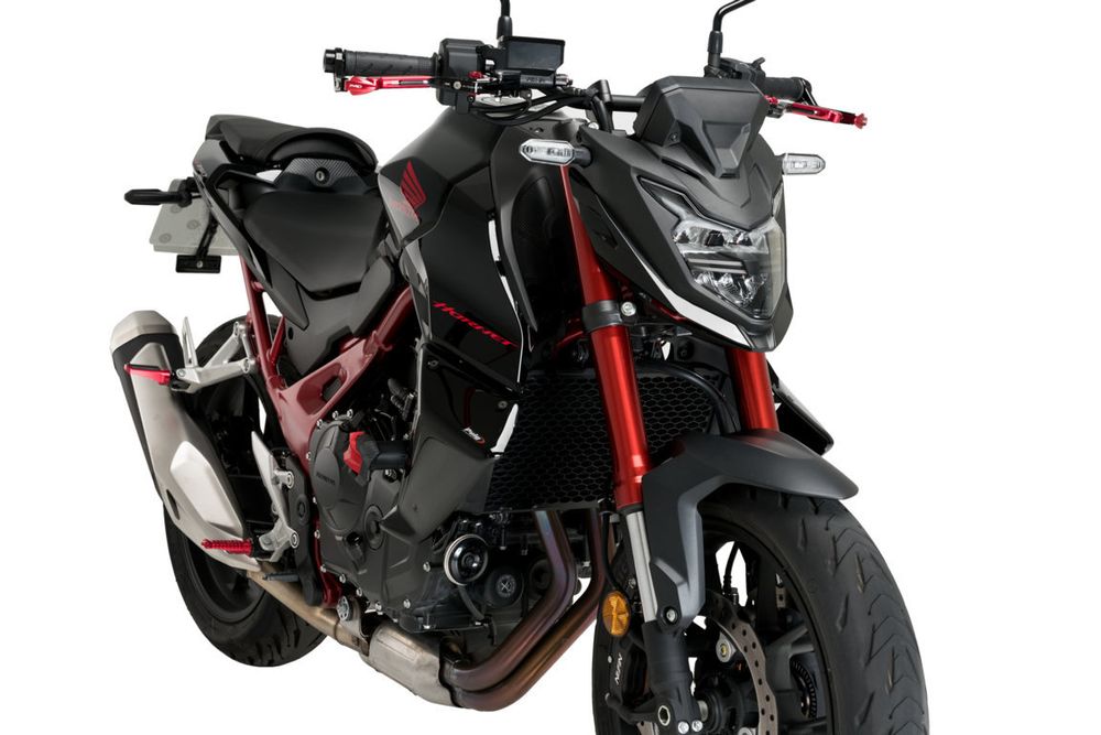 PUIG 21533N Naked Side Spoiler passend fuer HONDA CB750 HORNET Schwarz