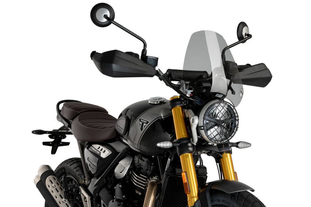 PUIG 21933H New Generation Sport passend fuer TRIUMPH SCRAMBLER 400X Getönt