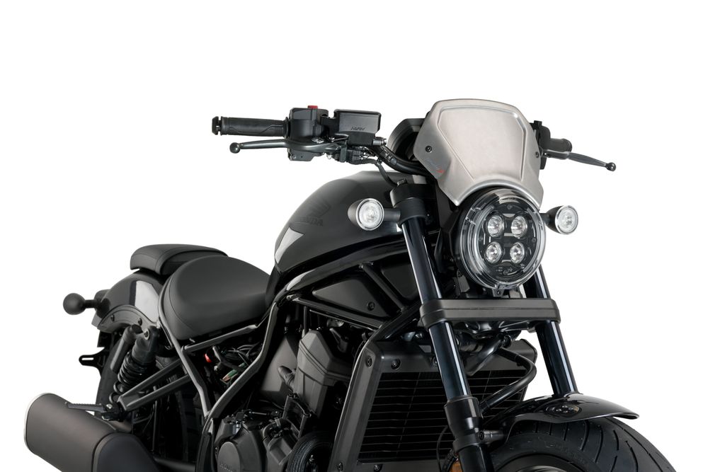 PUIG 20822P ALU Frontplatte passend fuer HONDA CMX 1100 REBEL Silber