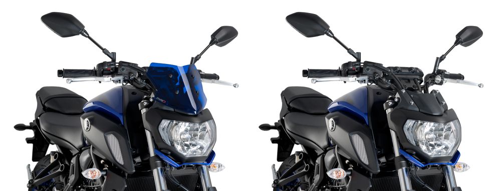 PUIG 9666A New Generation Sport passend fuer YAMAHA MT-07 Blau